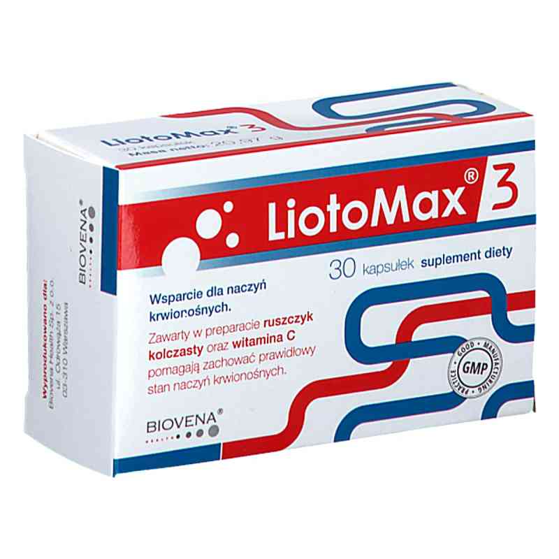 LiotoMax 3 kapsułki 30  od BIOVENA HEALTH SP. Z O.O. PZN 08304216