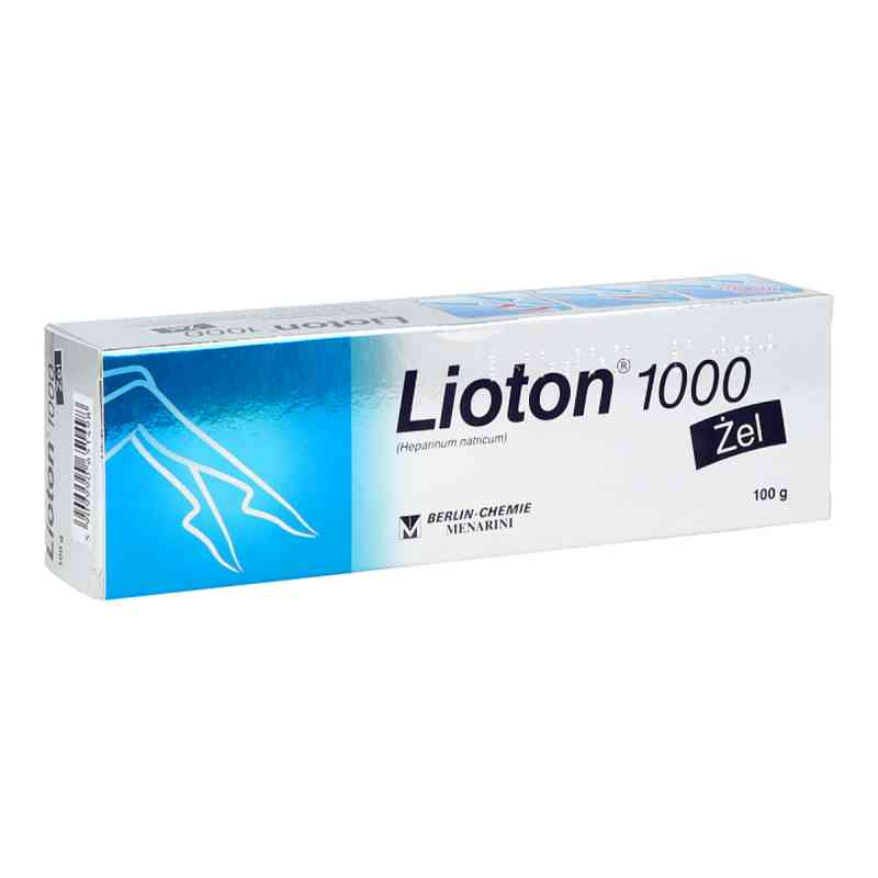 Lioton 1000 żel z heparyną 100 g od A.MENARINI MANUFACTURING LOGIST.AND SERV. S.R.L. PZN 08300098