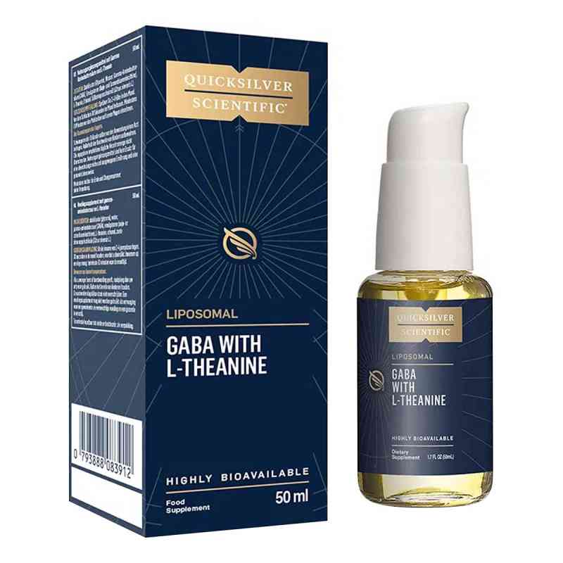 Liposomal Gaba mit L-Theanin hochdosiert FLE 50 ml od Vitalized B.V. PZN 19505613