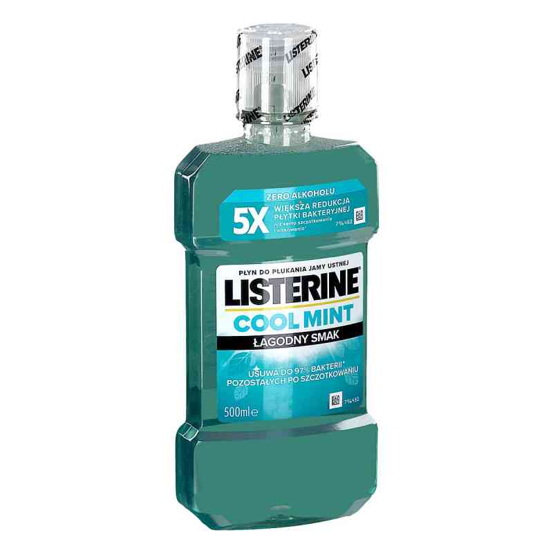 Listerine Cool Mint płyn do płukania jamy ustnej 500 ml od JOHNSON & JOHNSON PZN 08306059