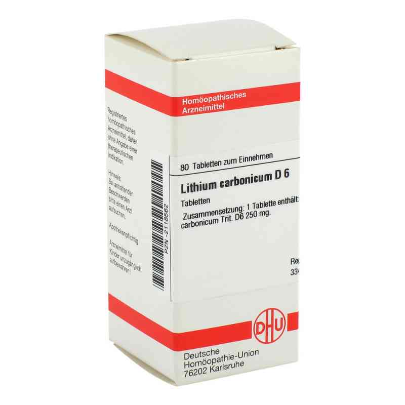 Lithium Carb. D 6 tabletki 80 szt. od DHU-Arzneimittel GmbH & Co. KG PZN 02118562