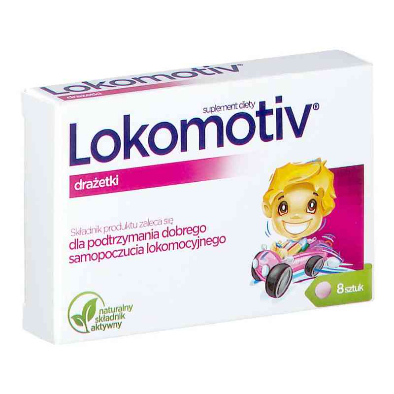 Lokomotiv drażetki 8  od AFLOFARM FARMACJA POLSKA SP. Z O.O. PZN 08302278