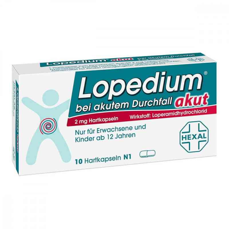 Lopedium Akut preparat na ostrą biegunkę, kapsułki 10 szt. od Hexal AG PZN 01939446