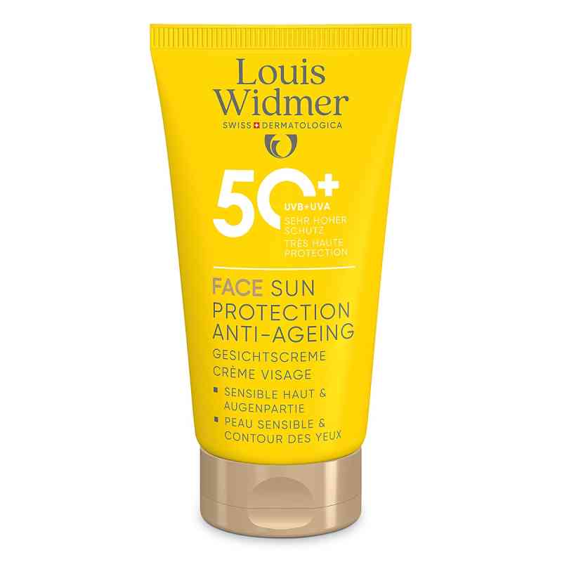 Louis Widmer Face Sun Protection Anti-Ageing 50 bezzapachowy 50 ml od LOUIS WIDMER GmbH PZN 18441940