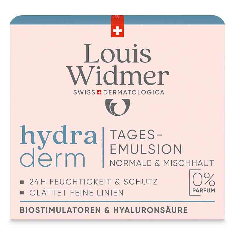 Louis Widmer hydraderm emulsja na dzień bezzapachowa 50 ml od LOUIS WIDMER GmbH PZN 18442282