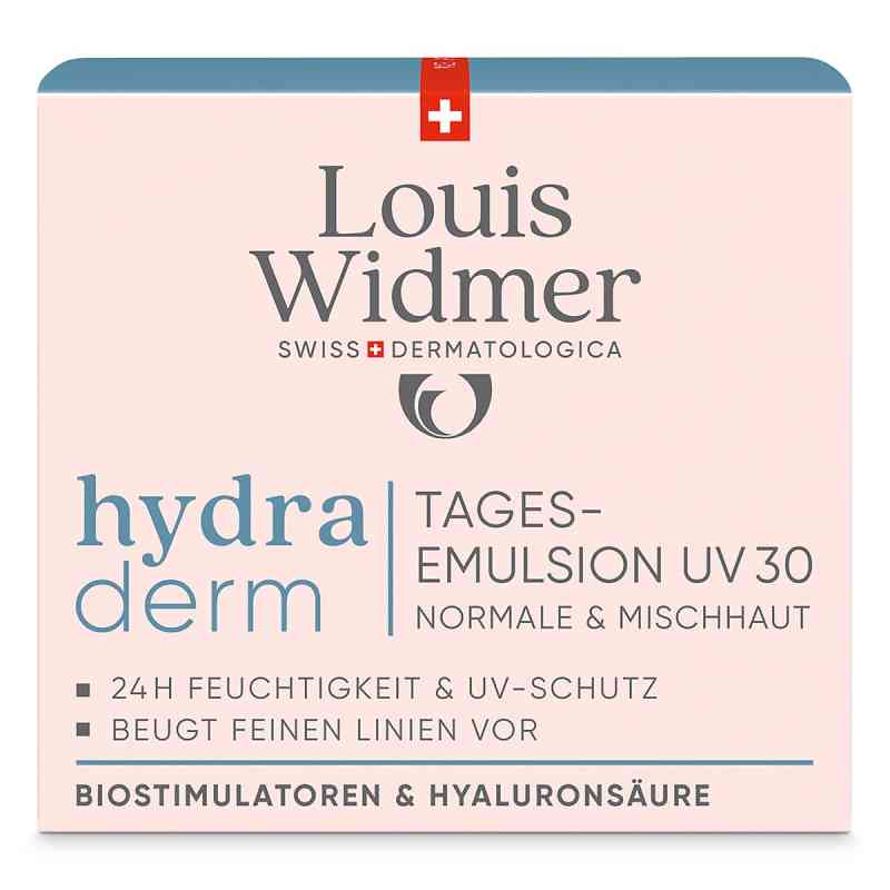 Louis Widmer hydraderm emulsja na dzień UV 30 50 ml od LOUIS WIDMER GmbH PZN 18442299