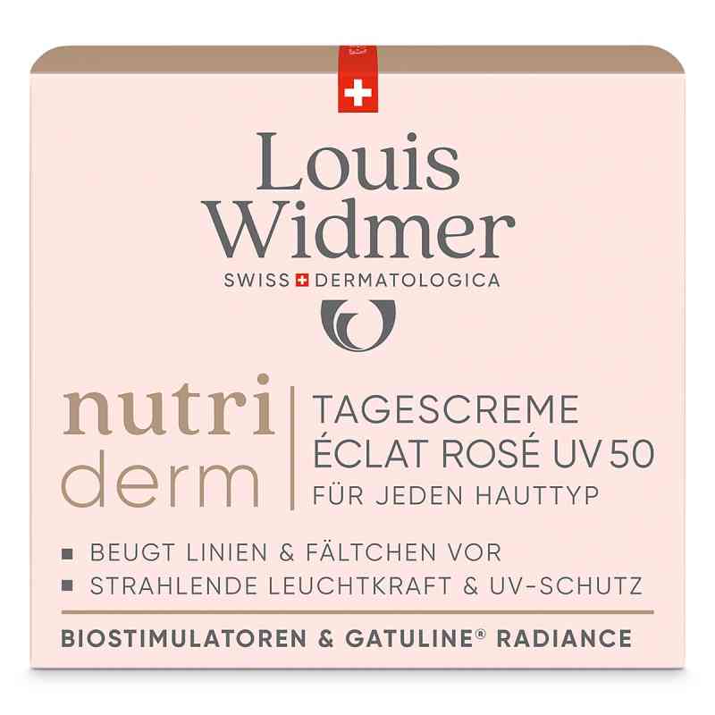 Louis Widmer nutriderm krem na dzień Èclat Rosé UV 50 50 ml od LOUIS WIDMER GmbH PZN 18442129