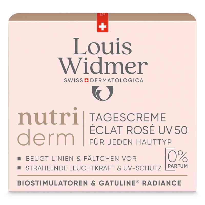 Louis Widmer nutriderm Krem na dzień Èclat Rosé UV 50 o.p 50 ml od LOUIS WIDMER GmbH PZN 18442135