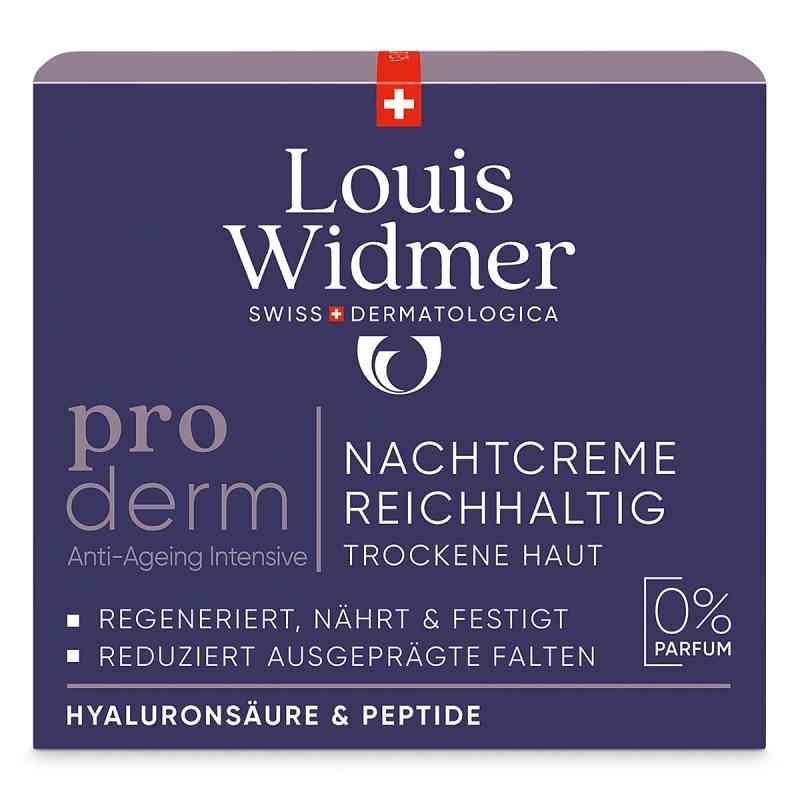 Louis Widmer proderm Krem na noc bogaty bezzapachowy 50 ml od LOUIS WIDMER GmbH PZN 18442158