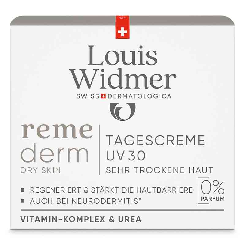 Louis Widmer remederm dzienny krem UV 30 bez zapachu 50 ml od LOUIS WIDMER GmbH PZN 19395923