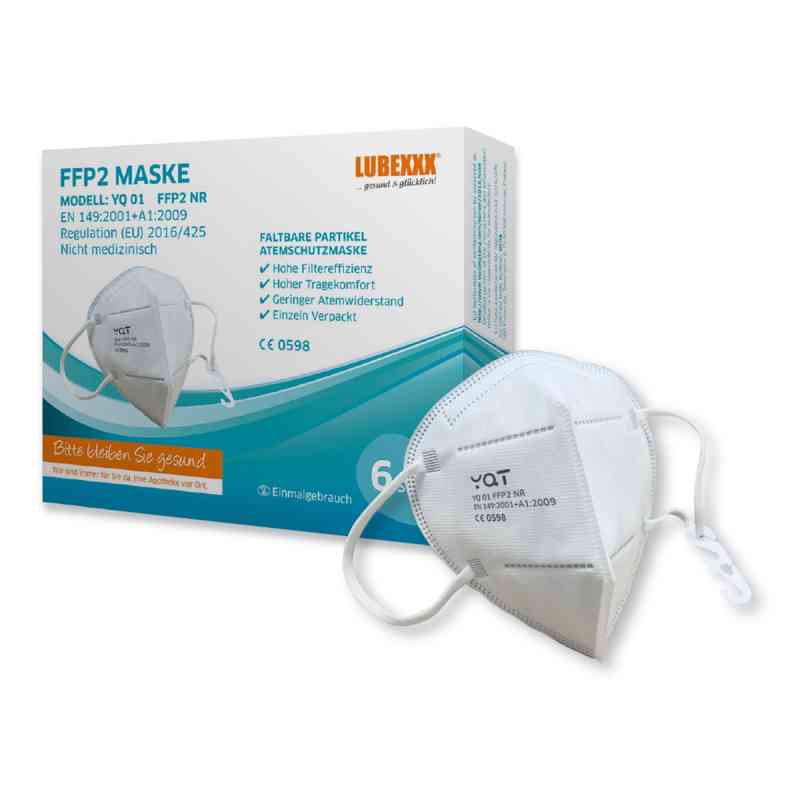 Lubexxx Ffp2 Yqt Maske 6 szt. od MAKE Pharma GmbH & Co. KG PZN 17205700