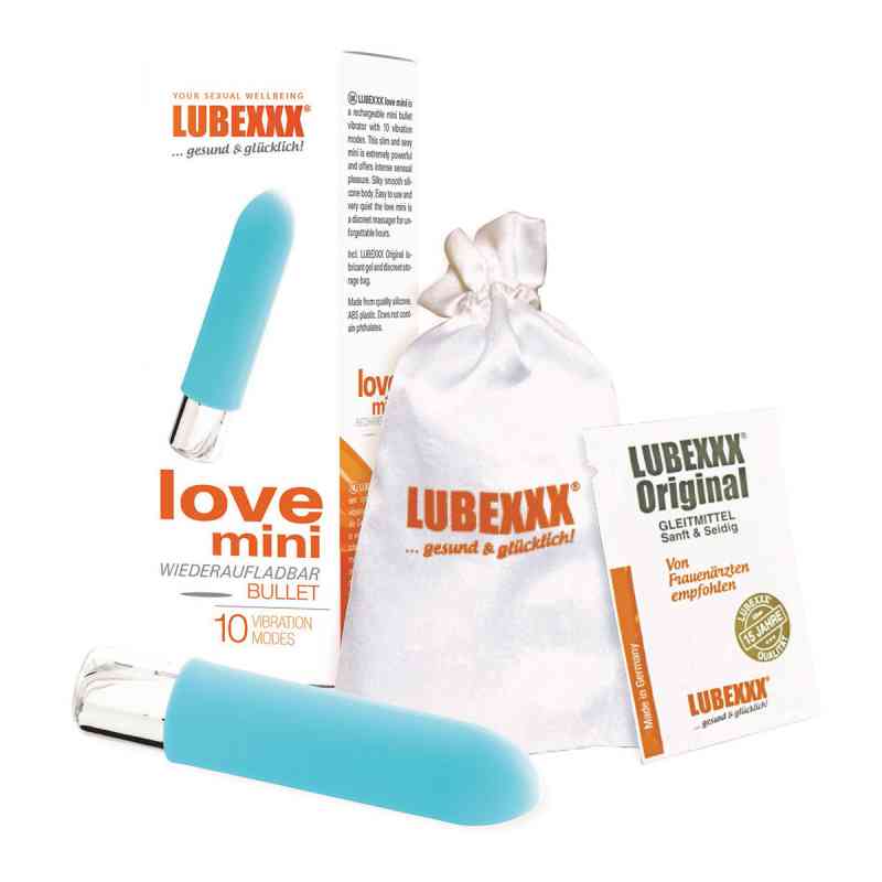 Lubexxx Love Mini Massager Türkis Rechargeable 1 szt. od MAKE Pharma GmbH & Co. KG PZN 16926260