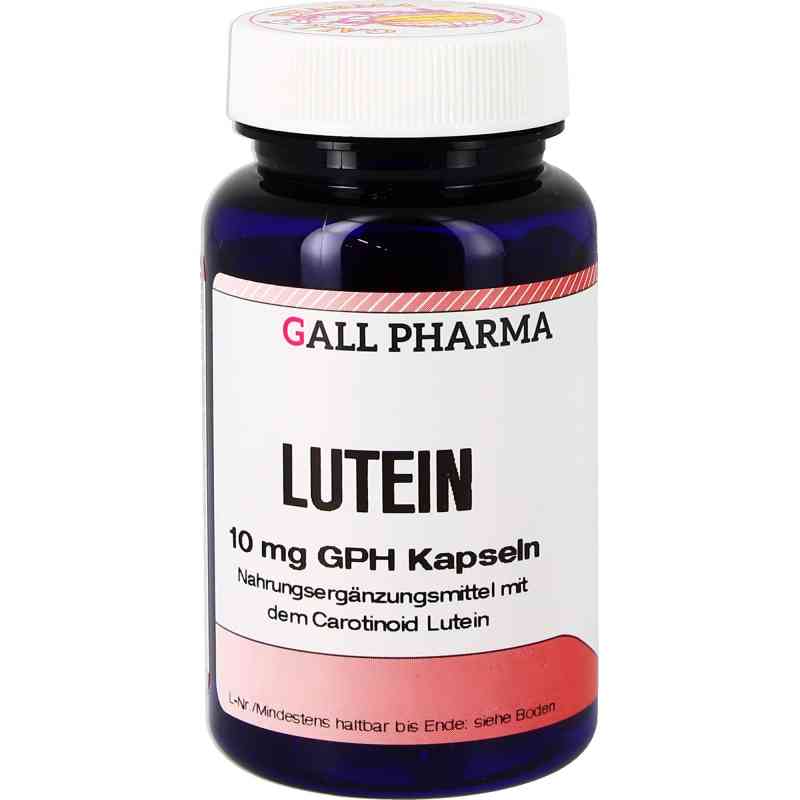 Lutein 10 mg Kapseln 30 szt. od GALL-PHARMA GmbH PZN 06075134