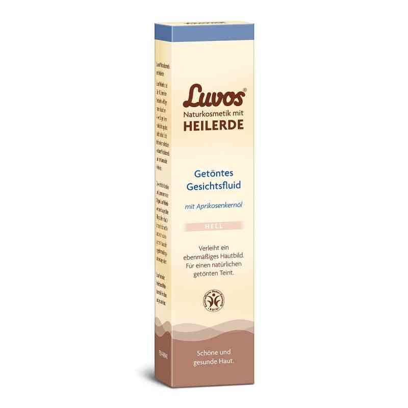 Luvos Naturkosmetik getoentes Gesichtsfluid hell 50 ml od Heilerde-Gesellschaft Luvos Just PZN 09488440