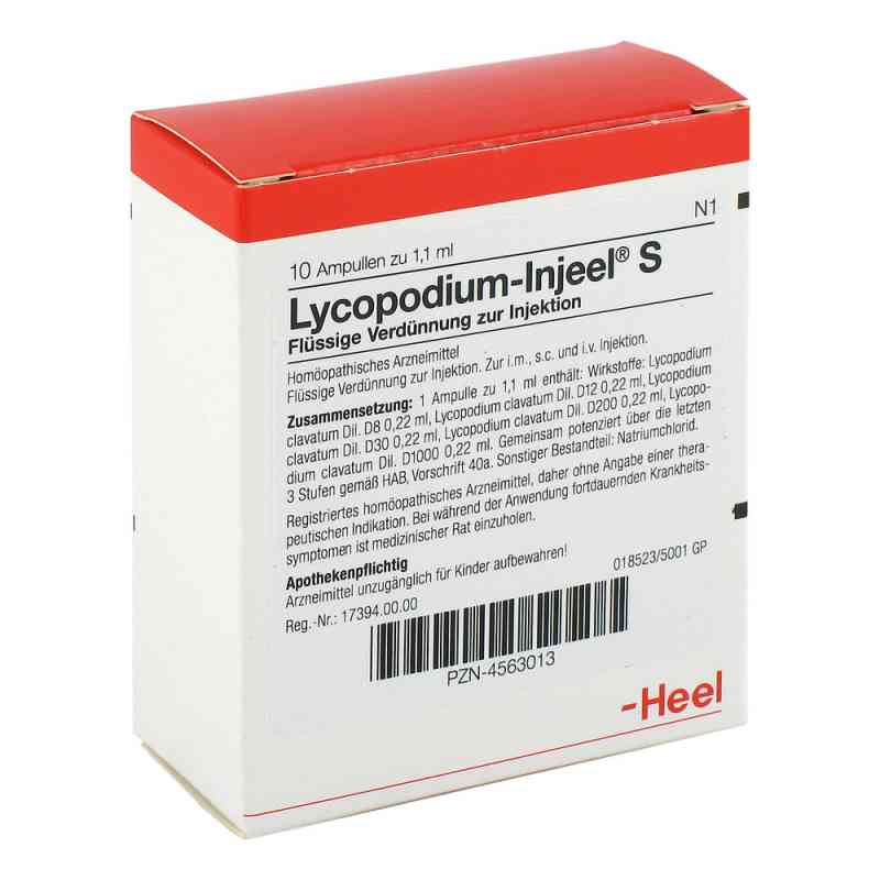 Lycopodium Injeele S ampułki 10 szt. od Biologische Heilmittel Heel GmbH PZN 04563013