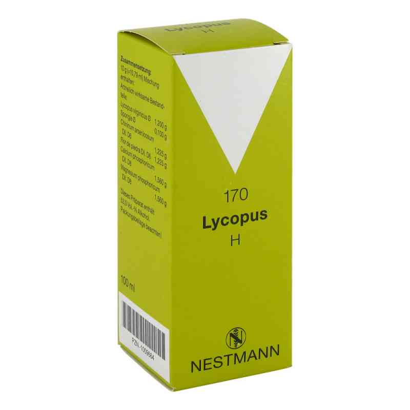 Lycopus H Nr. 170 Tropfen 100 ml od NESTMANN Pharma GmbH PZN 01009664