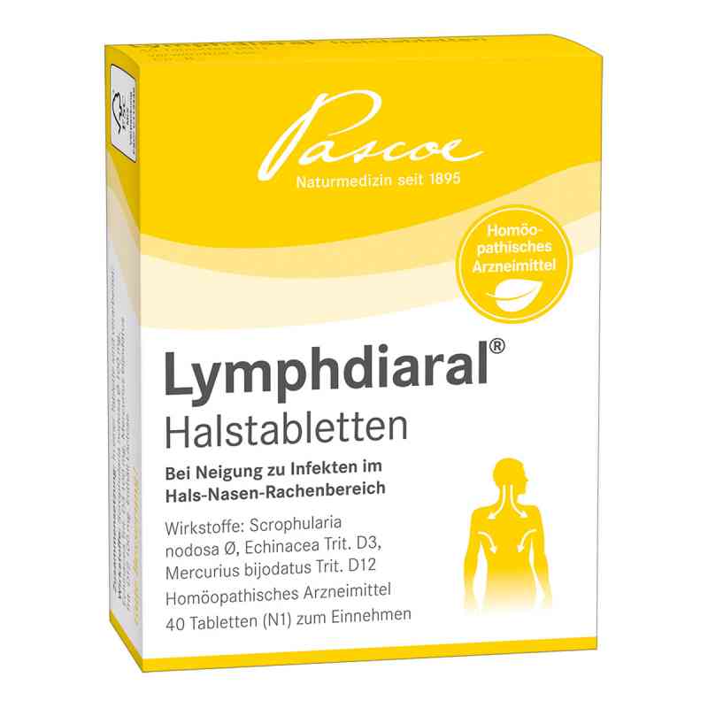 Lymphdiaral Halstabletten 40 szt. od Pascoe pharmazeutische Präparate PZN 01843864