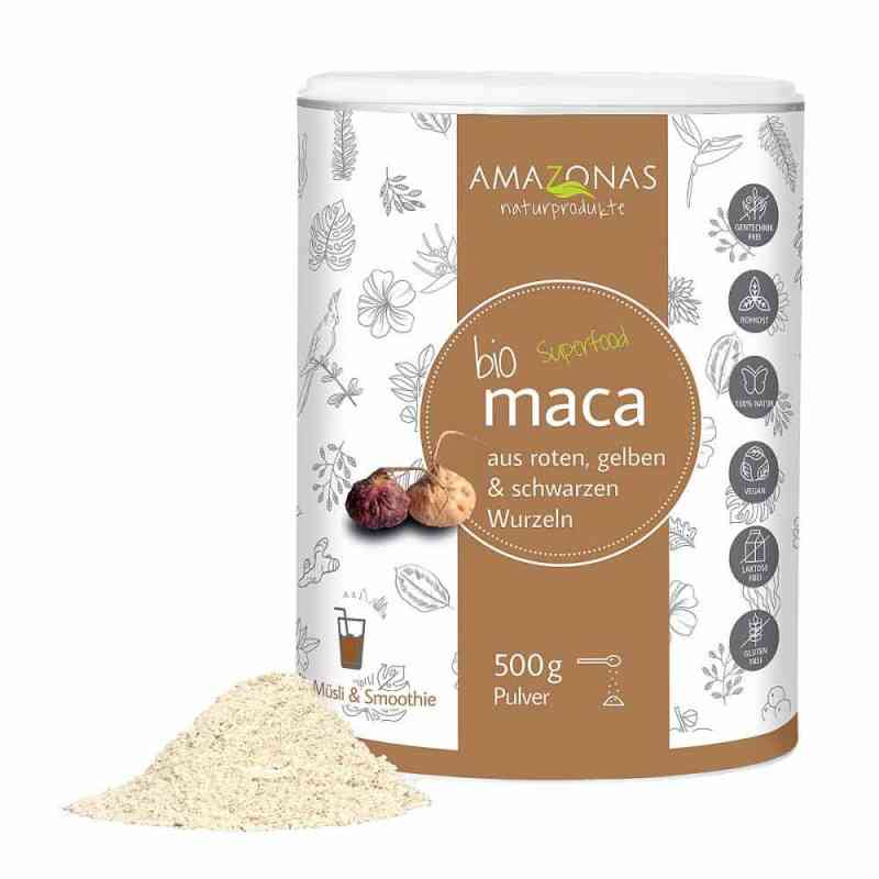 Maca 100% Pur Bio w proszku 500 g od AMAZONAS Naturprodukte Handels G PZN 04534715