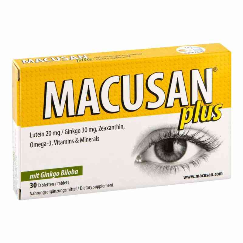 Macusan plus tabletki 30 szt. od AGEPHA Pharma s.r.o. PZN 06076984