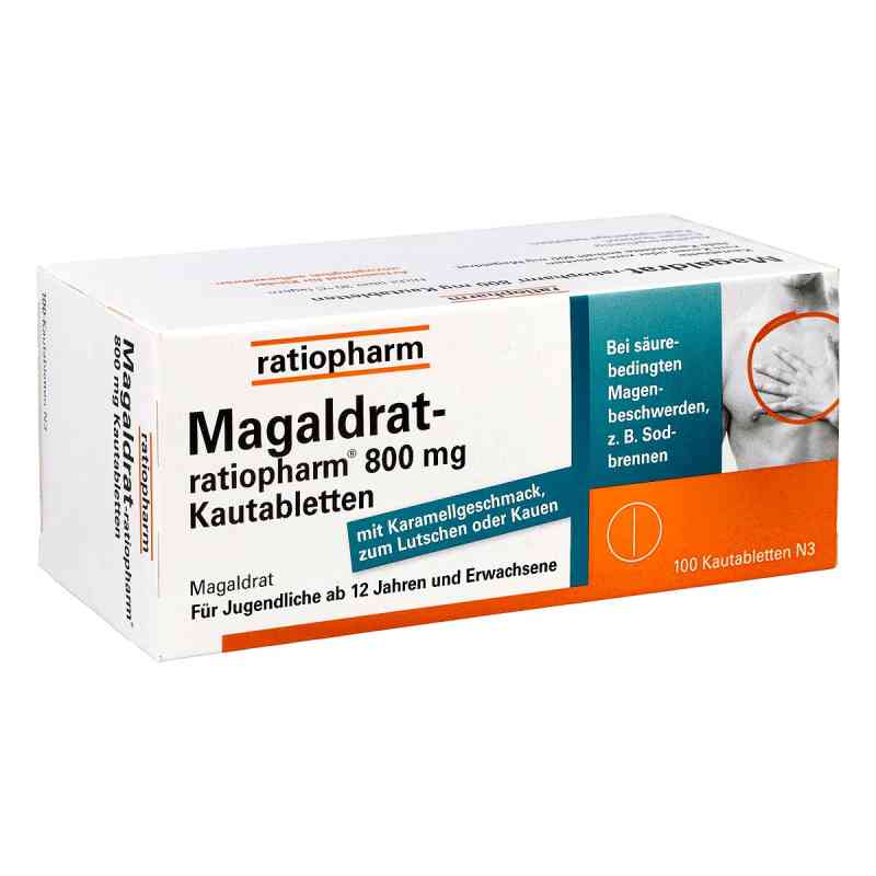 Magaldrat ratiopharm 800 mg Tabl. 100 szt. od ratiopharm GmbH PZN 04869893