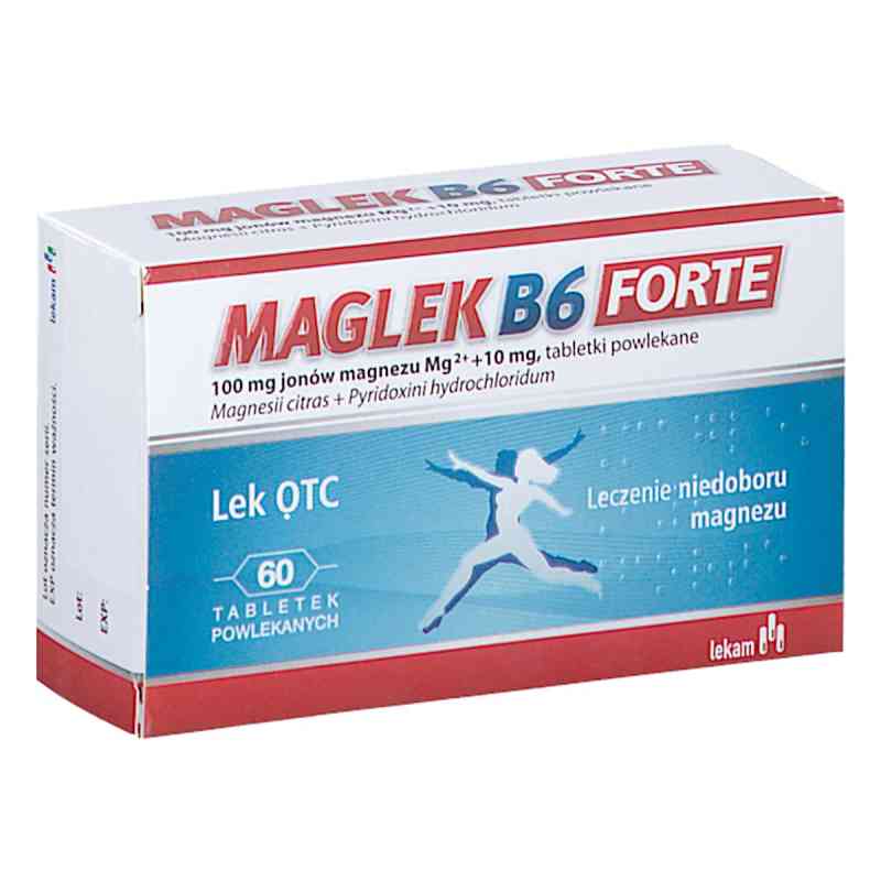 Maglek B6 Forte tabletki 60  od PRZEDS. FARMACEUTYCZNE LEK-AM SP. Z O.O. PZN 08305017