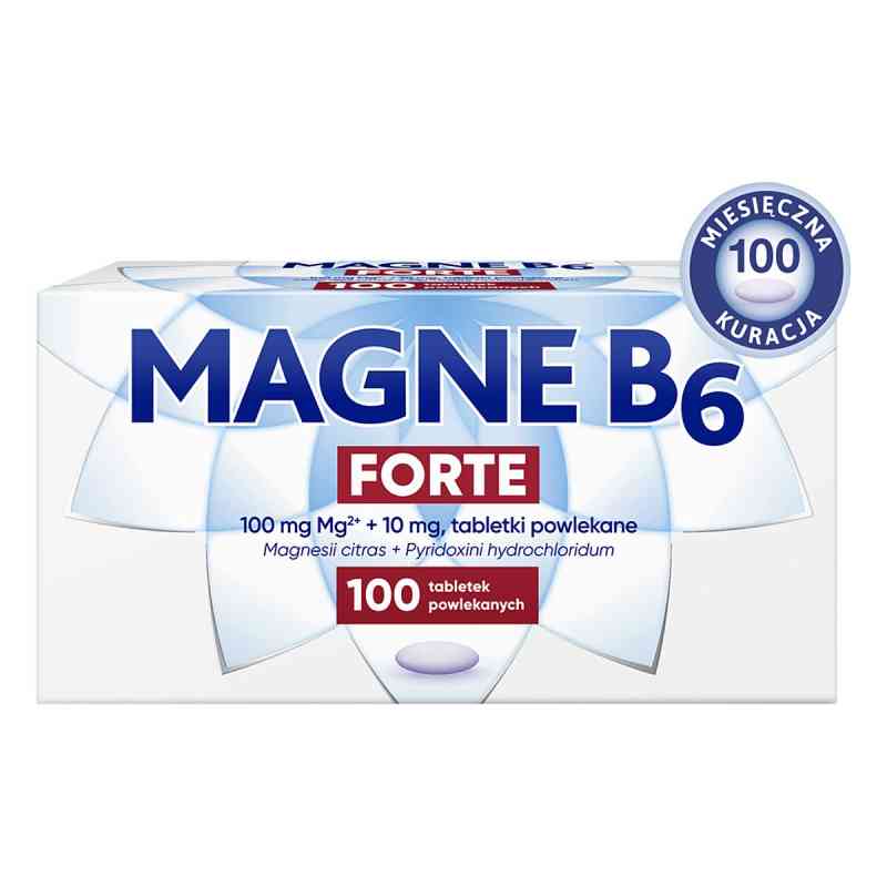 Magne B6 Forte tabletki powlekane 100 tabl. od OPELLA HEALTHCARE HUNGARY LIMITED LIABILITY COMPAN PZN 08303870