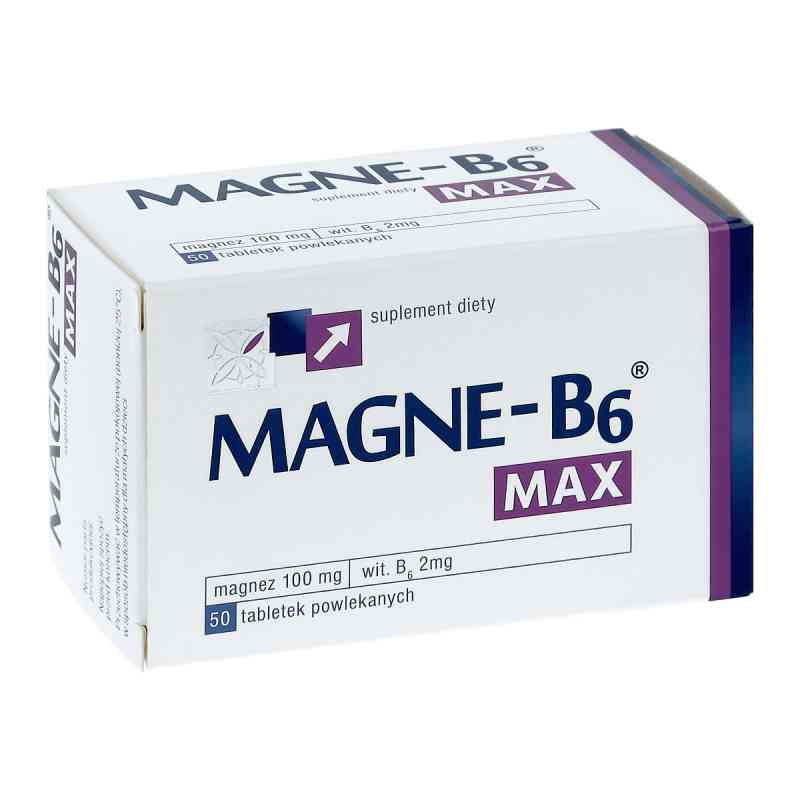 Magne B6 Max 50  od SANOFI AVENTIS SP. Z O.O. ODDZIAŁ W RZESZOWIE Z.P. PZN 08300036