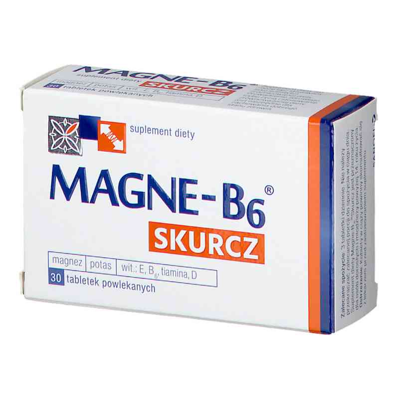 Magne B6 Skurcz, tabletki 30  od SANOFI AVENTIS SP. Z O.O. ODDZIAŁ W RZESZOWIE Z.P. PZN 08300909