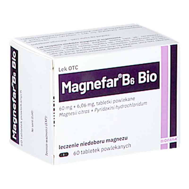 Magnefar B6 Bio tabletki powlekane 60  od BIOFARM SP.Z O.O. PZN 08303731