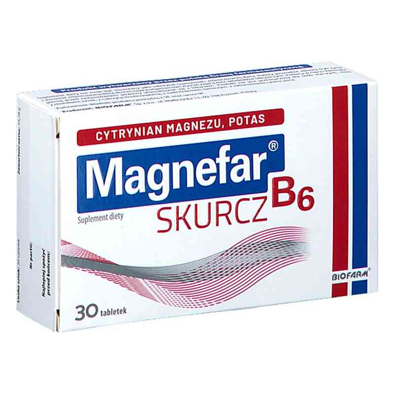 Magnefar B6 Skurcz tabletki 30  od  PZN 08304324