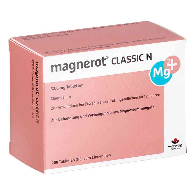 Magnerot Classic N tabletki 200 szt. od Wörwag Pharma GmbH & Co. KG PZN 00150780