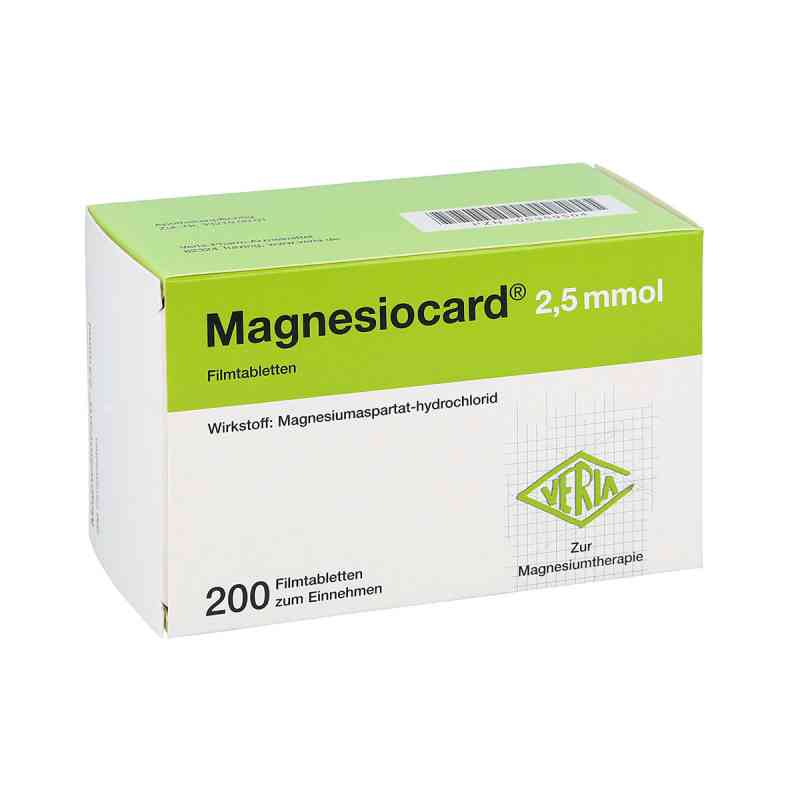 Magnesiocard 2,5 mmol Filmtabl. 200 szt. od Verla-Pharm Arzneimittel GmbH &  PZN 05359504