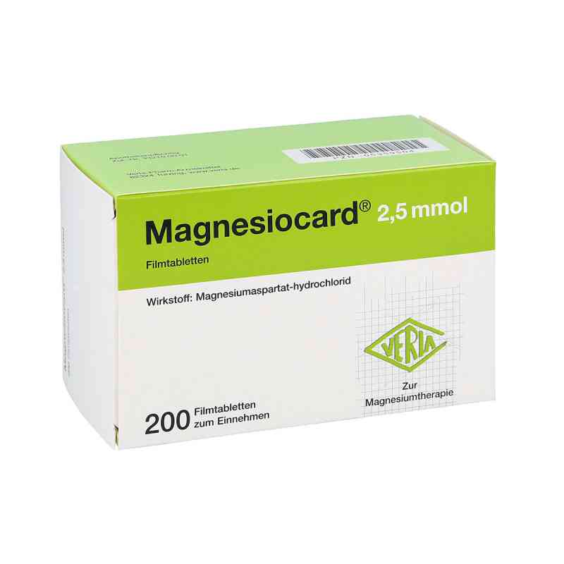 Magnesiocard 2,5 mmol tabletki powlekane 200 szt. od Verla-Pharm Arzneimittel GmbH & Co. KG PZN 05359504
