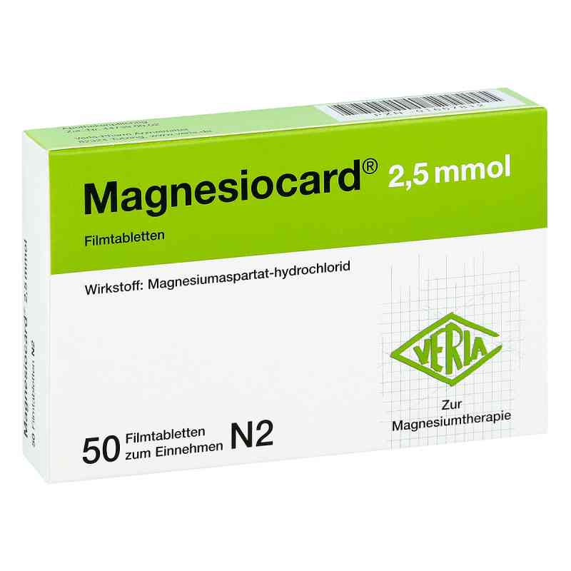 Magnesiocard 2,5 mmol tabletki powlekane 50 szt. od Verla-Pharm Arzneimittel GmbH &  PZN 01667812
