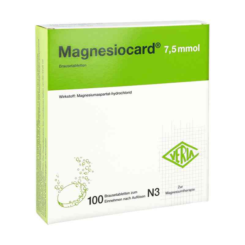 Magnesiocard 7,5 mmol tabletki musujące 100 szt. od Verla-Pharm Arzneimittel GmbH &  PZN 00110303