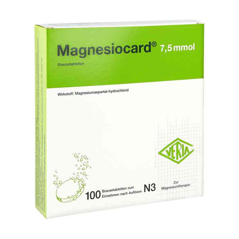 Magnesiocard 7,5 mmol tabletki musujące 100 szt. od Verla-Pharm Arzneimittel GmbH & Co. KG PZN 00110303