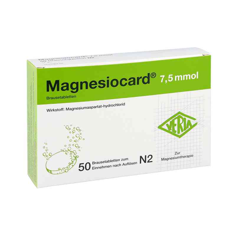 Magnesiocard 7,5 mmol tabletki musujące 50 szt. od Verla-Pharm Arzneimittel GmbH &  PZN 00110295