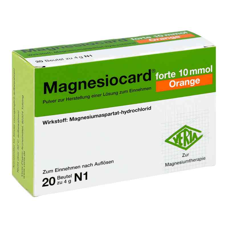 Magnesiocard forte 10 mmol Orange saszetki 20 szt. od Verla-Pharm Arzneimittel GmbH & Co. KG PZN 02470336