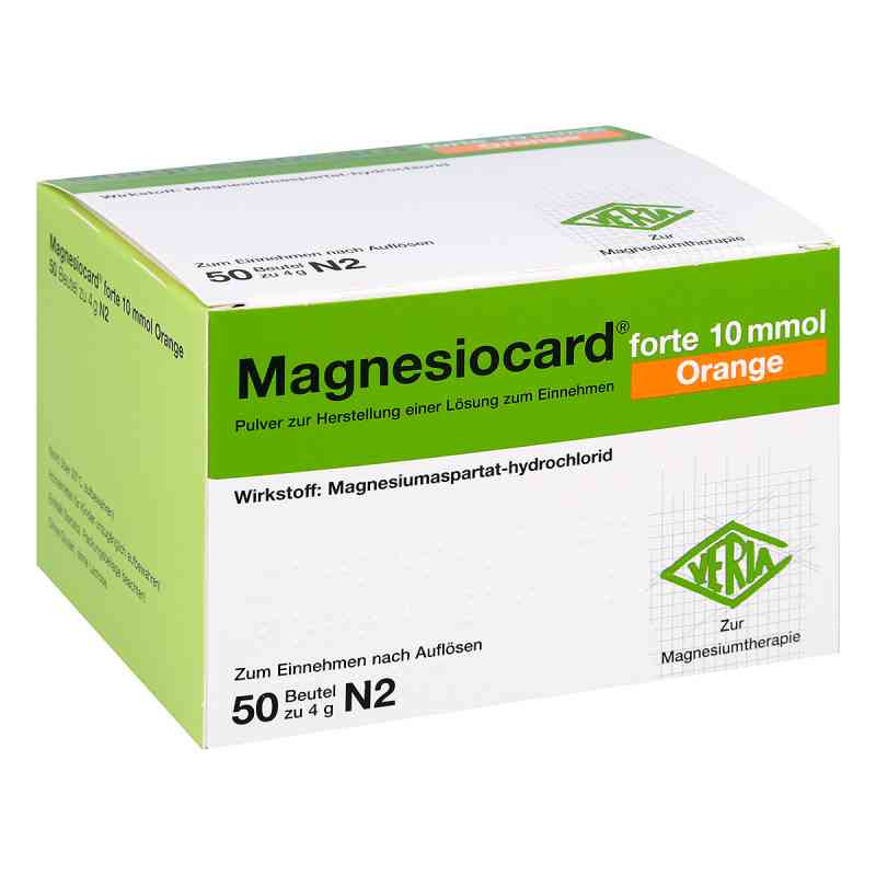 Magnesiocard forte 10 mmol proszek o smaku pomarańczowym 50 szt. od Verla-Pharm Arzneimittel GmbH & Co. KG PZN 02470342