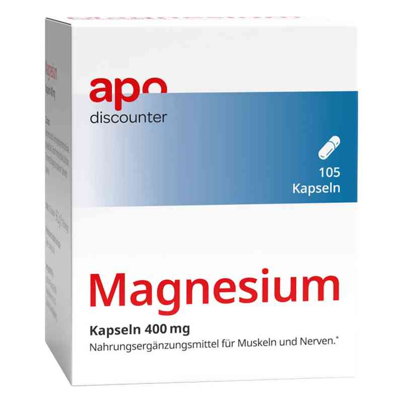 Magnesium 400 Mg kapsułki 105 szt. od apo.com Group GmbH PZN 18203117