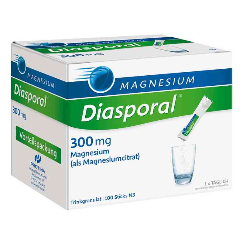 Magnesium Diasporal 300 mg w granulkach do picia 100 szt. od Protina Pharmazeutische GmbH PZN 10712486