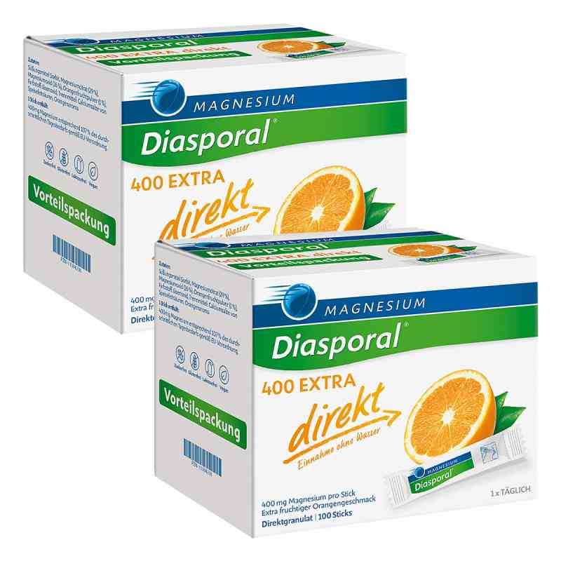 Magnesium Diasporal 400 Extra direkt Granulat 2X100 szt. od Protina Pharmazeutische GmbH PZN 08100518