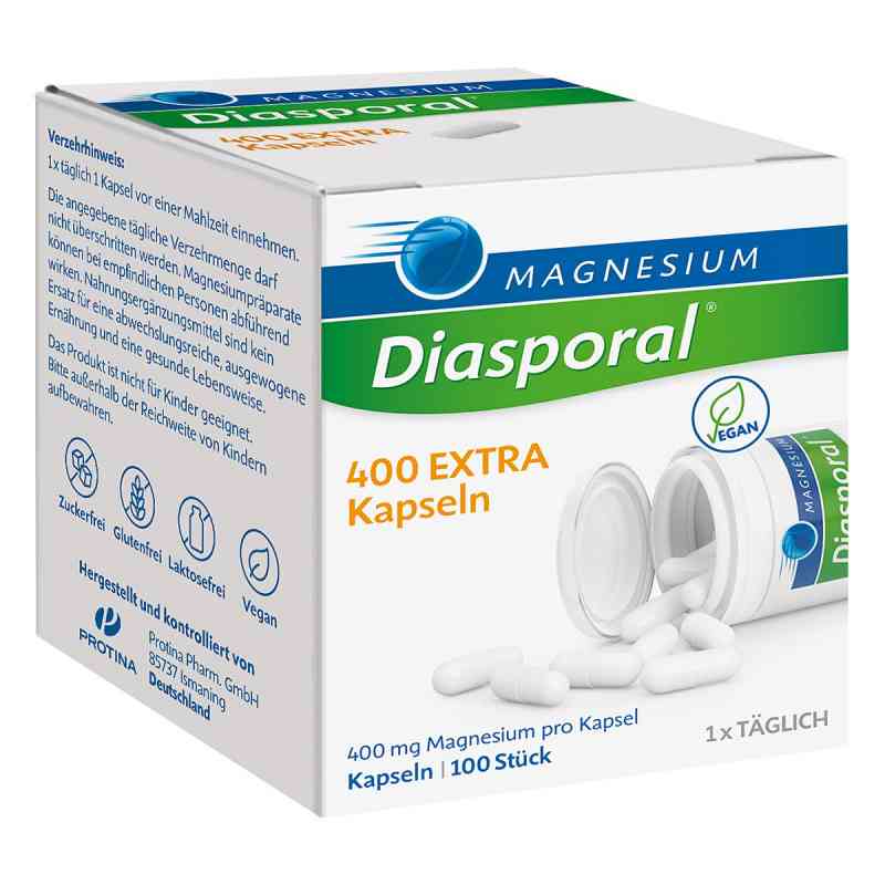 Magnesium Diasporal 400 Extra Kapseln 100 szt. od Protina Pharmazeutische GmbH PZN 10192609