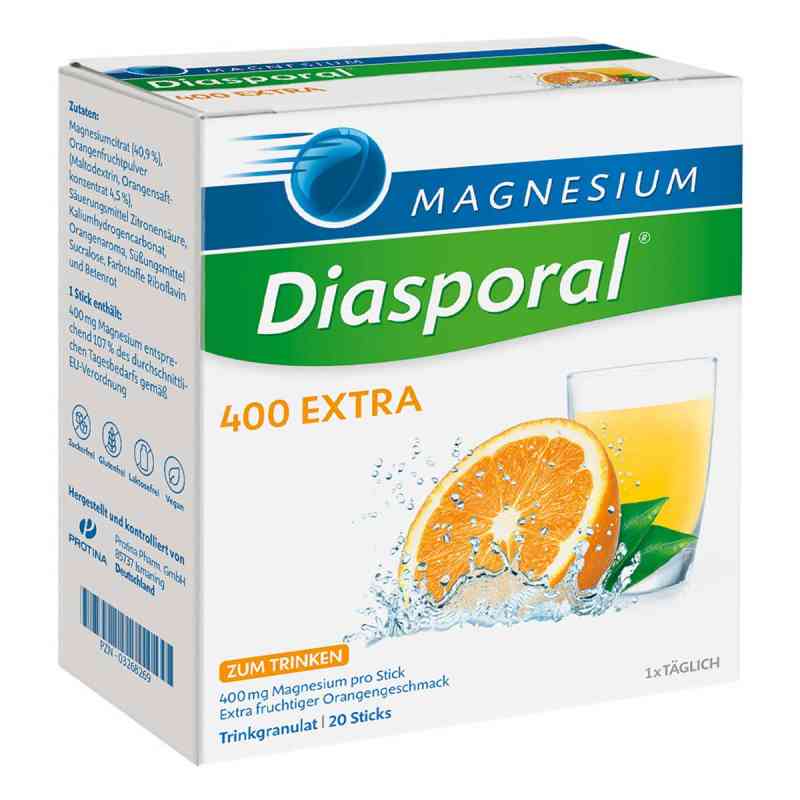 Magnesium Diasporal 400 Extra Magnez granulat do picia 20 szt. od Protina Pharmazeutische GmbH PZN 03268269