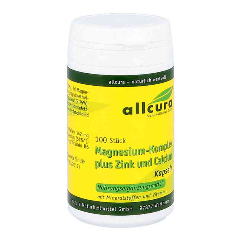 Magnesium Komplex z cynkiem + wapń kapsułki 100 szt. od allcura Naturheilmittel GmbH PZN 04084896