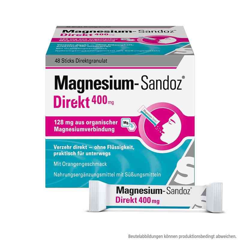 Magnesium Sandoz Direkt 400 mg saszetki 48 szt. od Hexal AG PZN 14210072