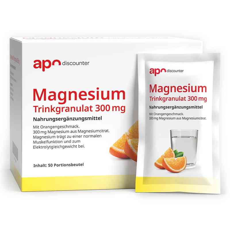 Magnesium Trinkgranulat 300 Mg Beutel 50X6 g od apo.com Group GmbH PZN 20094888