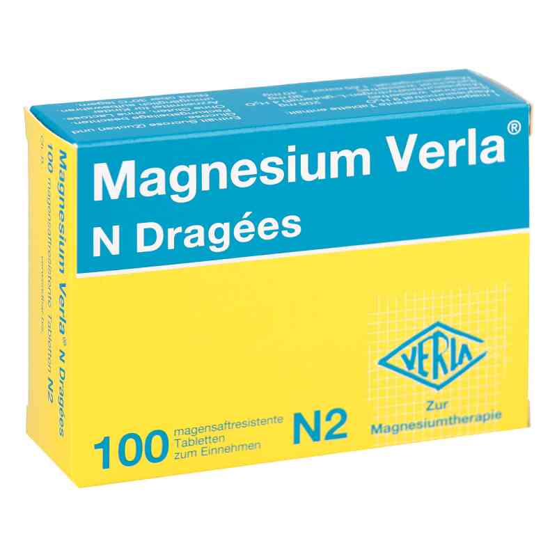 Magnesium Verla N drażetki 100 szt. od Verla-Pharm Arzneimittel GmbH &  PZN 03554934