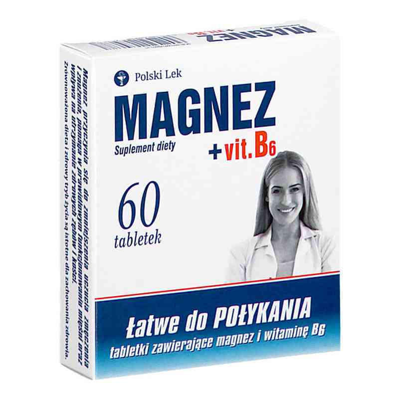 Magnez +Vit.B6 tabletki 60  od POLSKI LEK  PZN 08300347