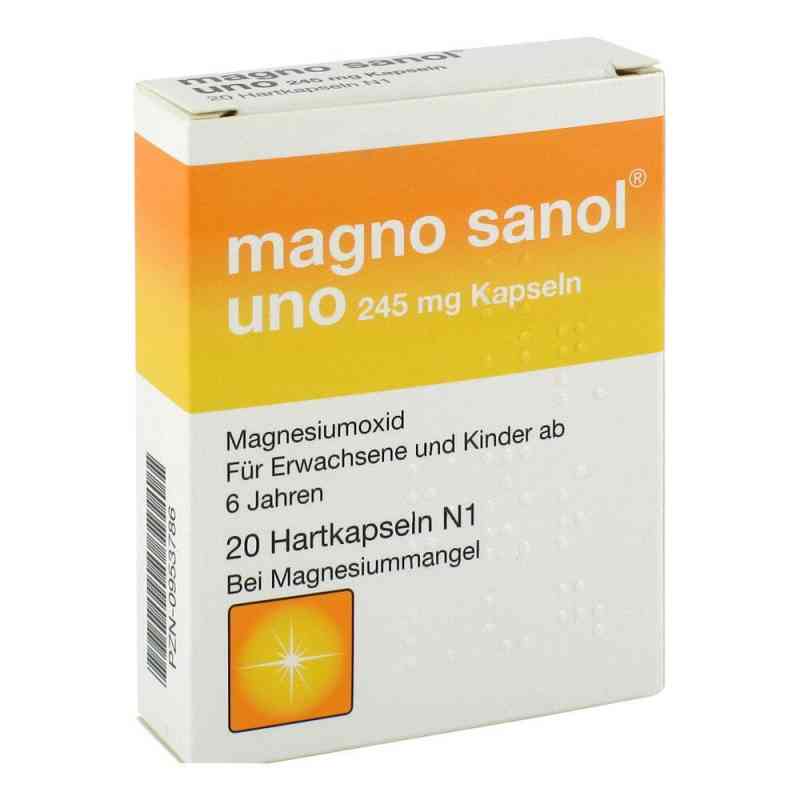 Magno Sanol uno 245 mg Kapseln 20 szt. od APONTIS PHARMA Deutschland GmbH  PZN 00953786